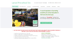Desktop Screenshot of laroolpreschool.com.au